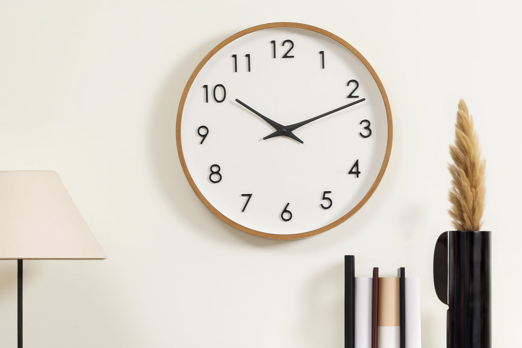 Better Homes & Gardens 20" Quartz Modern Indoor Wall Clock, Easy Installation