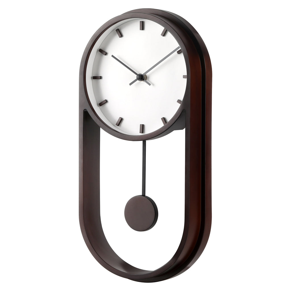 Better Homes & Gardens 7.8" Quartz Modern Indoor Pendulum Clock, Easy Installation