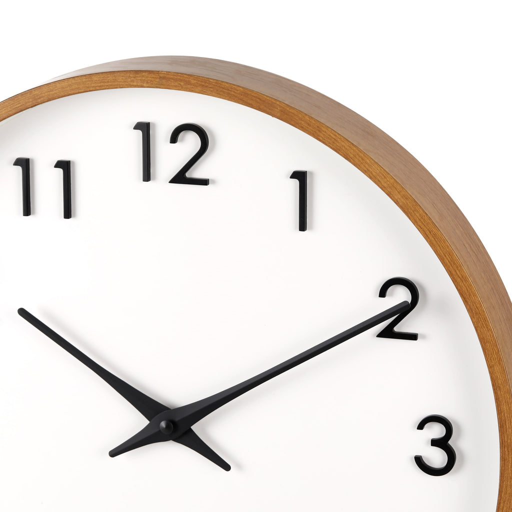 Better Homes & Gardens 20" Quartz Modern Indoor Wall Clock, Easy Installation