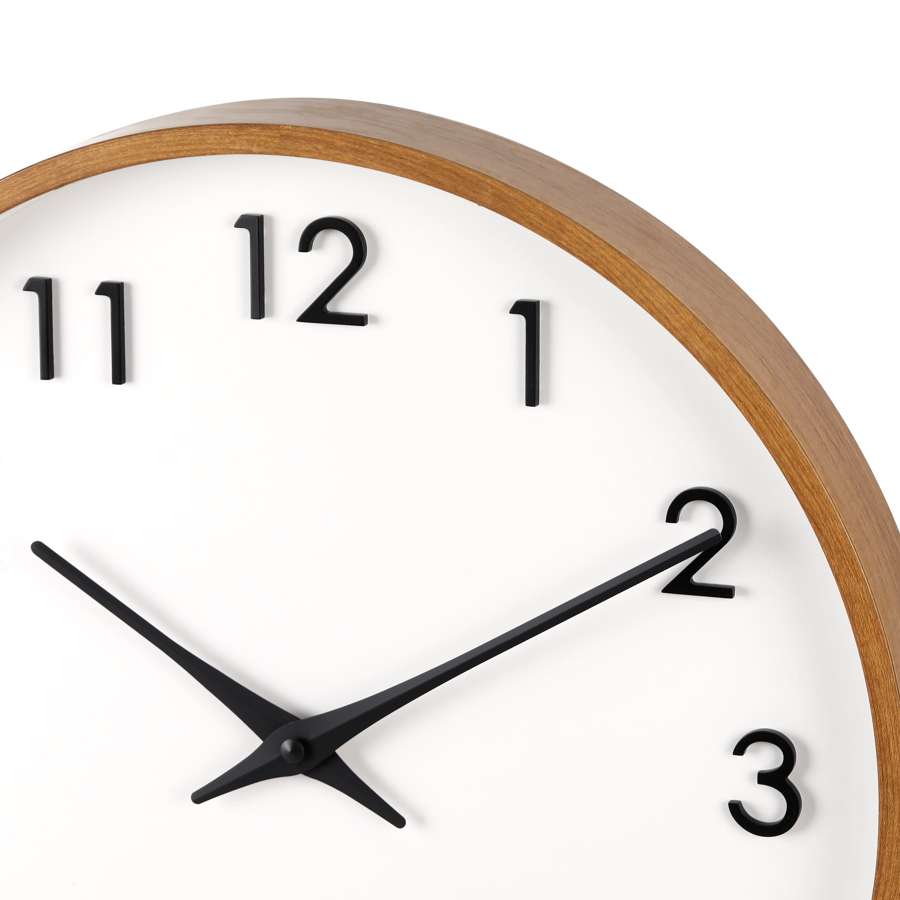 Better Homes & Gardens 20" Quartz Modern Indoor Wall Clock, Easy Installation