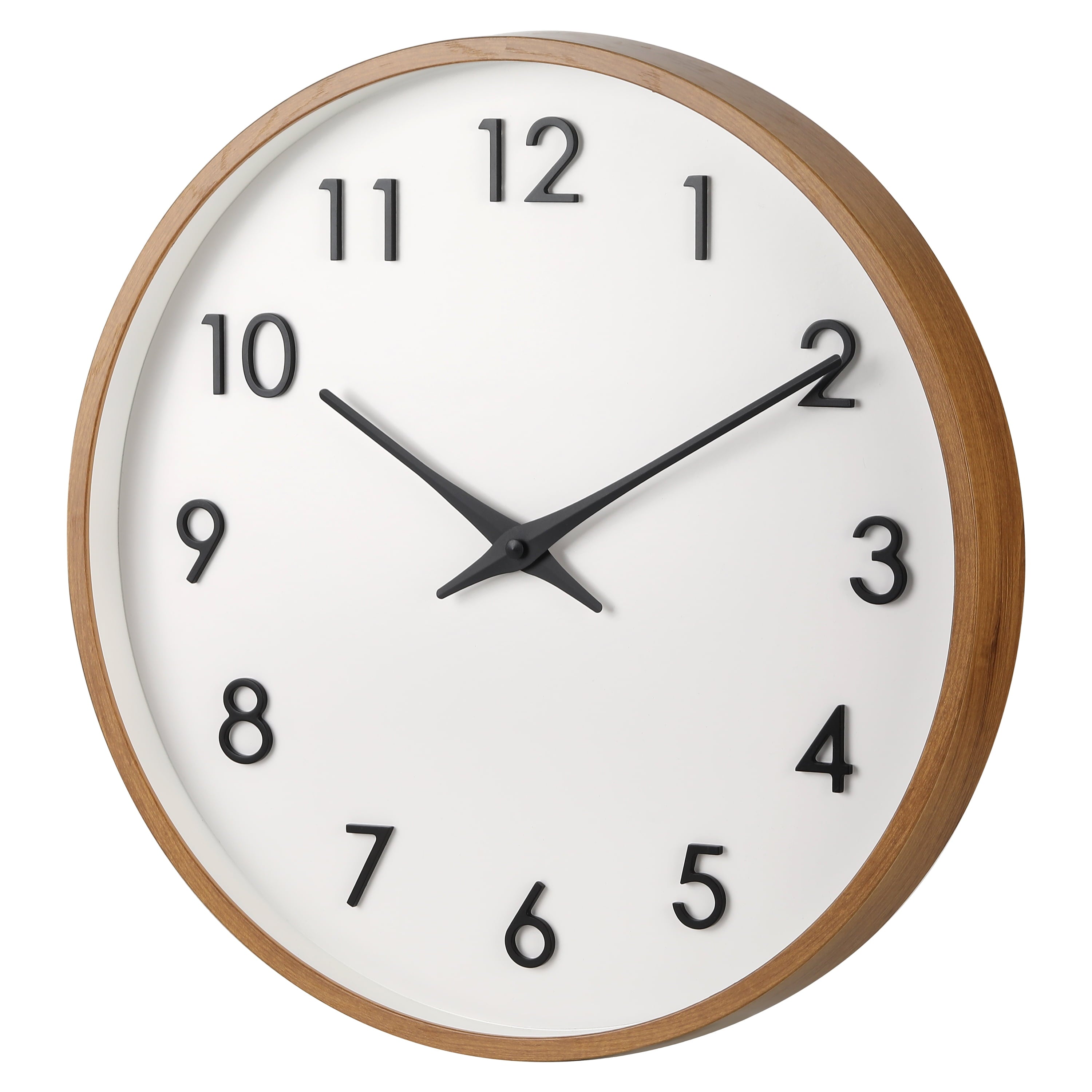 Better Homes & Gardens 20" Quartz Modern Indoor Wall Clock, Easy Installation