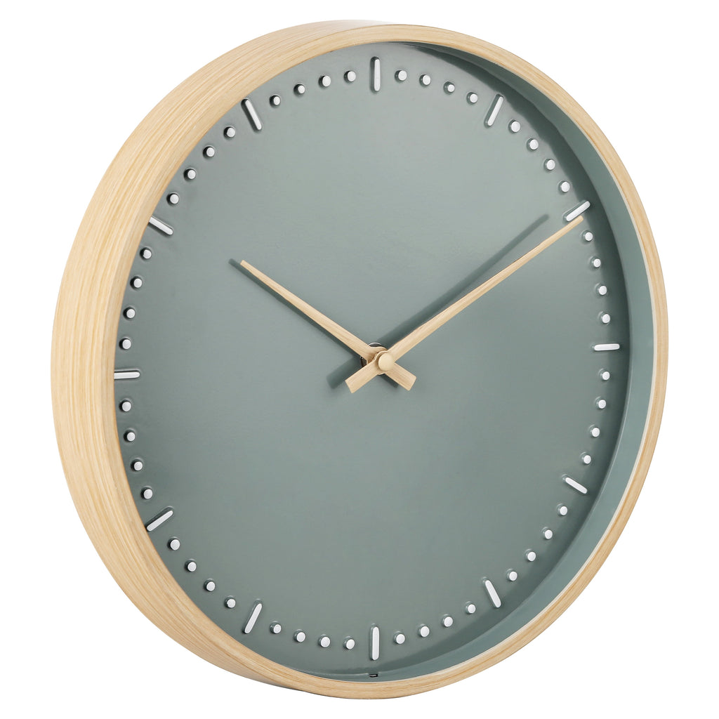 Better Homes & Garden 11.5" Quartz Indoor Decorative Clock, Raised Hour and Minute Markers